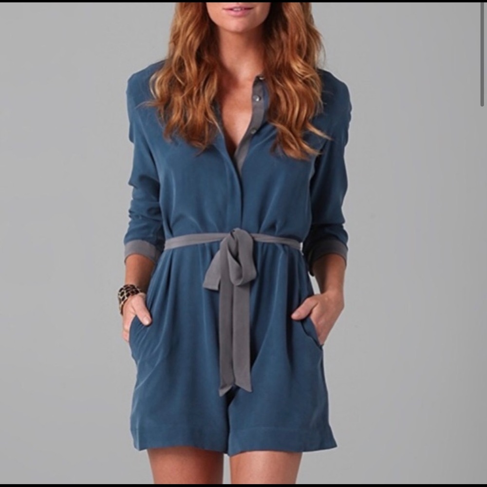 Equipment 100% Silk Earl Tunic (was a romper)